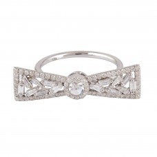 Diamond Bow Ring